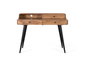 GINER Y COLOMER - Bureau en bois d'acacia et métal avec 3 tiroirs, dimensions 115x60x90 cm, couleur naturel - Matériel de bureau